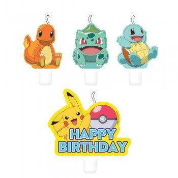 Pokémon tortagyertya, 4 db-os gyertya szett
