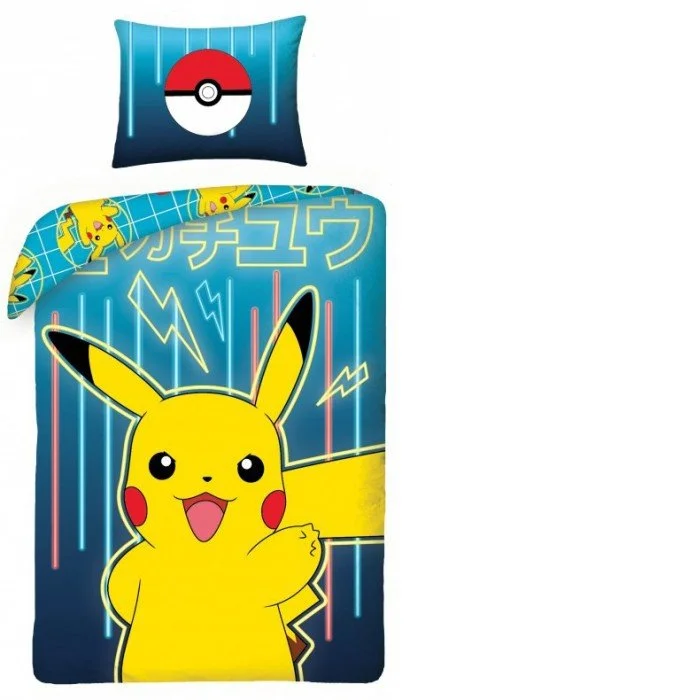 Pokémon ágyneműhuzat 140×200cm, 70×90 cm Pokémon ágyneműhuzat 140×200cm, 70×90 cm