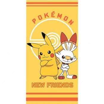 Pokémon New Friends fürdőlepedő, strand törölköző 70x140cm Pokémon New Friends fürdőlepedő, strand törölköző 70x140cm