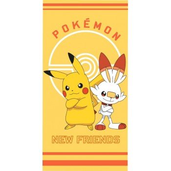 Pokémon New Friends fürdőlepedő, strand törölköző 70x140cm Pokémon New Friends fürdőlepedő, strand törölköző 70x140cm