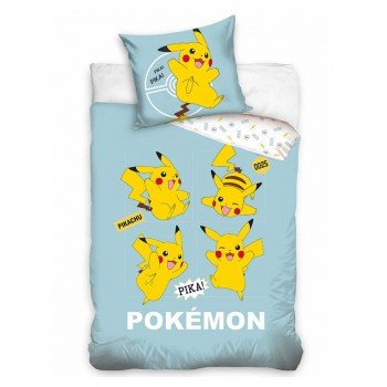 Pokémon Pika ágyneműhuzat 140×200cm, 70×90 cm Pokémon Pika ágyneműhuzat 140×200cm, 70×90 cm