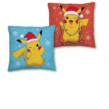 Pokémon Karácsony párna, díszpárna 40*40 cm Pokémon Karácsony párna, díszpárna 40*40 cm