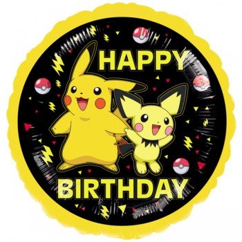 Pokémon Thunder fólia lufi 43 cm Pokémon Thunder fólia lufi 43 cm