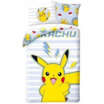 Pokémon Thunderbolt ágyneműhuzat 140×200cm, 70×90 cm Pokémon Thunderbolt ágyneműhuzat 140×200cm, 70×90 cm