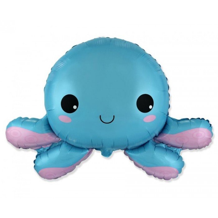 Happy Octopus, Polip fólia lufi 61 cm