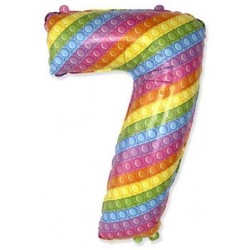 Pop It 7-es szám fólia lufi 69 cm (WP) Pop It 7-es szám fólia lufi 69 cm (WP)