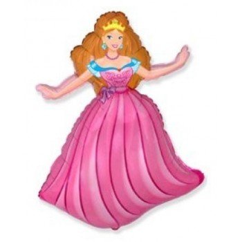 Princess, Hercegnő fólia lufi 36 cm Princess, Hercegnő fólia lufi 36 cm