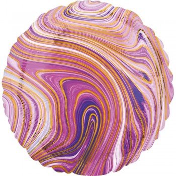 Purple Circle, Lila Fólia lufi 43 cm Purple Circle, Lila Fólia lufi 43 cm