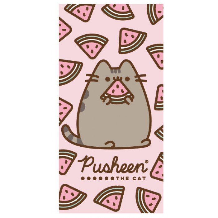 Pusheen fürdőlepedő, strand törölköző 70x140cm (Fast Dry)