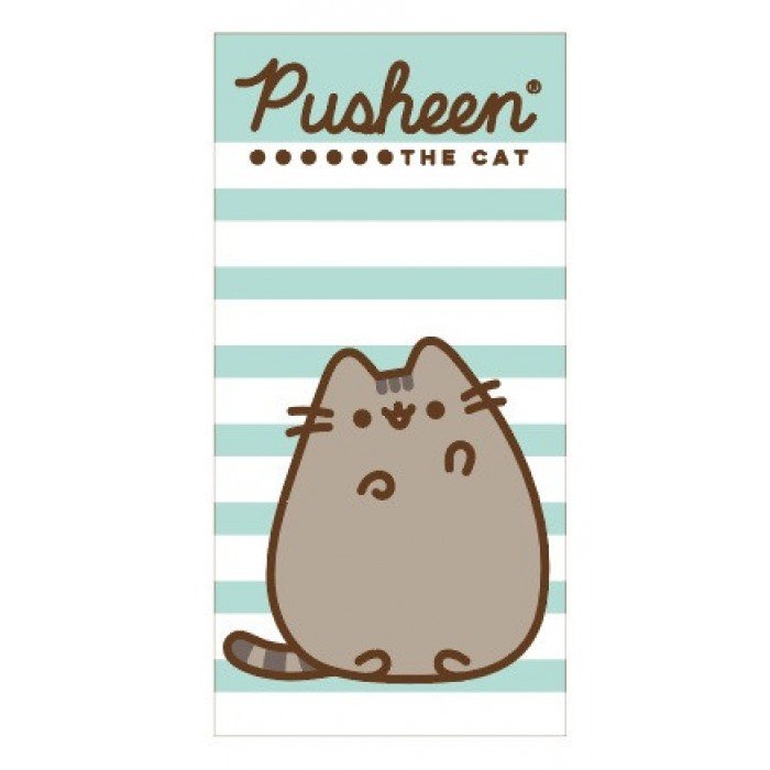 Pusheen Green fürdőlepedő, strand törölköző 70x140cm (Fast Dry)