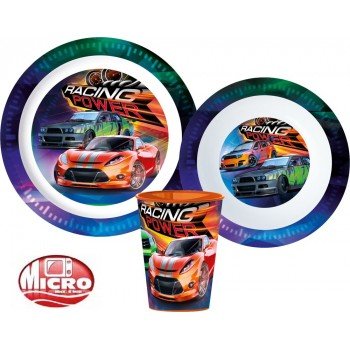 Racing Power étkészlet, micro műanyag szett Racing Power étkészlet, micro műanyag szett