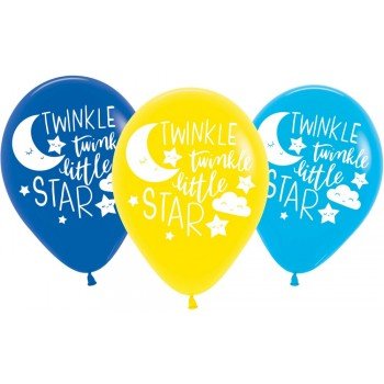 Twinkle, twinkle, little star léggömb, lufi 6 db-os Twinkle, twinkle, little star léggömb, lufi 6 db-os