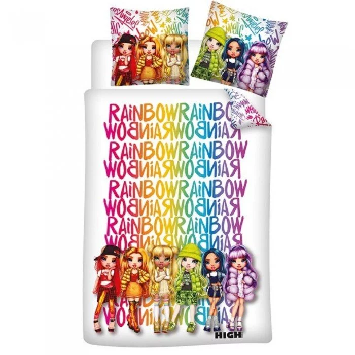 Rainbow High Magic ágyneműhuzat 140×200cm, 65×65 cm Rainbow High Magic ágyneműhuzat 140×200cm, 65×65 cm