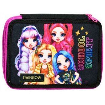 Rainbow High School tolltartó töltött 2 emeletes Rainbow High School tolltartó töltött 2 emeletes