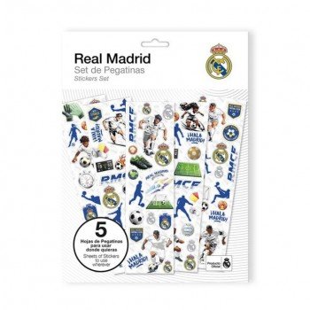 Real Madrid Emblem matrica szett 5 ív Real Madrid Emblem matrica szett 5 ív