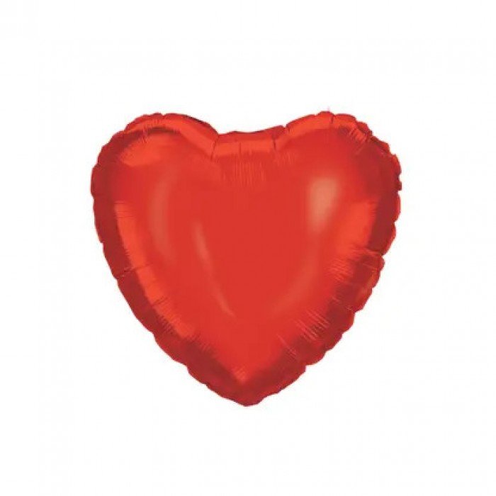 Red Heart, Piros szív fólia lufi 46 cm