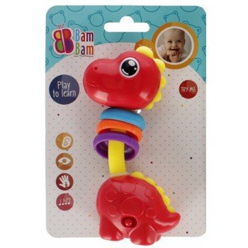 Red, Piros dinoszaurusz zenélő baba csörgő Red, Piros dinoszaurusz zenélő baba csörgő