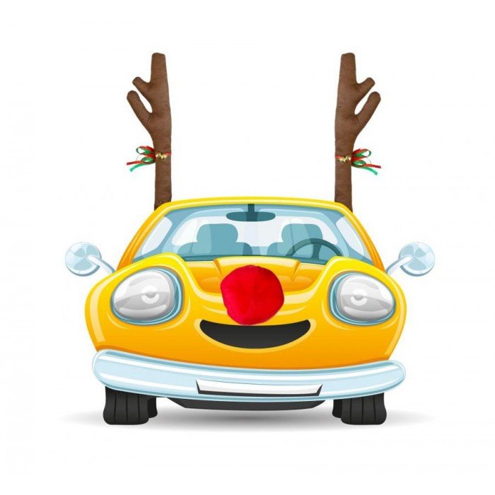 Reindeer, Rénszarvas karácsonyi autós dekoráció