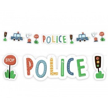 Police, Rendőr papír felirat 3 m Police, Rendőr papír felirat 3 m