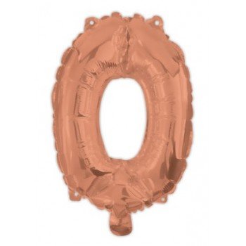 Rose Gold 0-ás szám fólia lufi 95 cm Rose Gold 0-ás szám fólia lufi 95 cm