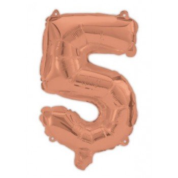 Rose Gold 5-ös szám fólia lufi 95 cm Rose Gold 5-ös szám fólia lufi 95 cm
