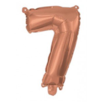 Rose Gold 7-es szám fólia lufi 95 cm Rose Gold 7-es szám fólia lufi 95 cm