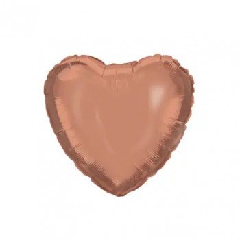 Rose gold Heart, szív fólia lufi 46 cm Rose gold Heart, szív fólia lufi 46 cm