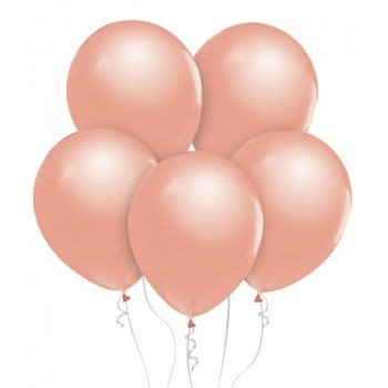 Rose Gold Metallic léggömb, lufi 10 db-os 12 inch (30 cm) Rose Gold Metallic léggömb, lufi 10 db-os 12 inch (30 cm)