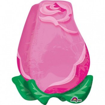 Rose, Rózsa Fólia lufi 55 cm Rose, Rózsa Fólia lufi 55 cm