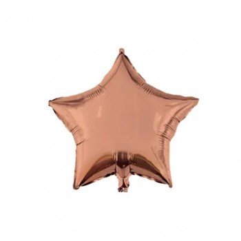 Rose Star, Rózsaszín csillag fólia lufi 46 cm Rose Star, Rózsaszín csillag fólia lufi 46 cm