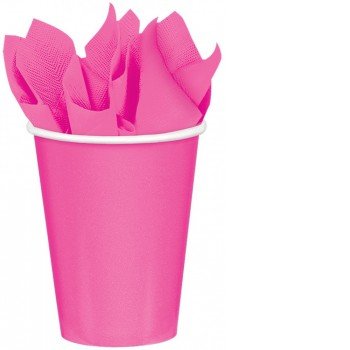 Bright Pink papír pohár 8 db-os 250 ml Bright Pink papír pohár 8 db-os 250 ml
