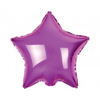 Pink Star, Rózsaszín csillag fólia lufi 44 cm Pink Star, Rózsaszín csillag fólia lufi 44 cm