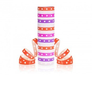 Pink-Red Dots, Rózsaszín-Piros szerpentin 4 m