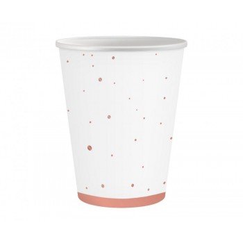 Rose Gold Celebrate papír pohár 6 db-os 250 ml Rose Gold Celebrate papír pohár 6 db-os 250 ml