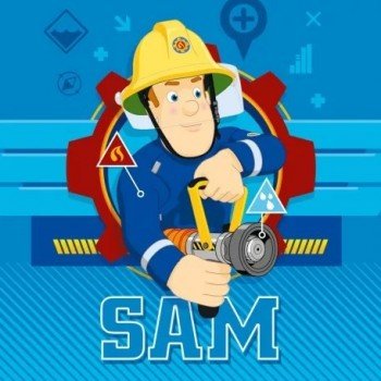 Sam a tűzoltó Hose mágikus kéztörlő arctörlő, törölköző 30x30cm Sam a tűzoltó Hose mágikus kéztörlő arctörlő, törölköző 30x30cm