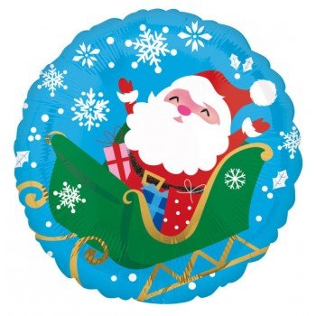 Santa Claus, Télapó fólia lufi 43 cm Santa Claus, Télapó fólia lufi 43 cm