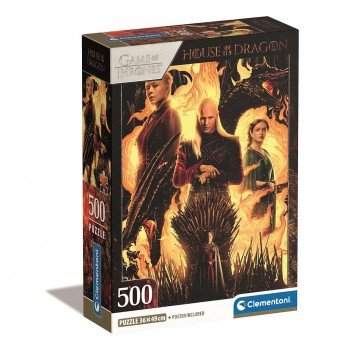 Sárkányok Háza Fire 500 db-os puzzle Clementoni Sárkányok Háza Fire 500 db-os puzzle Clementoni