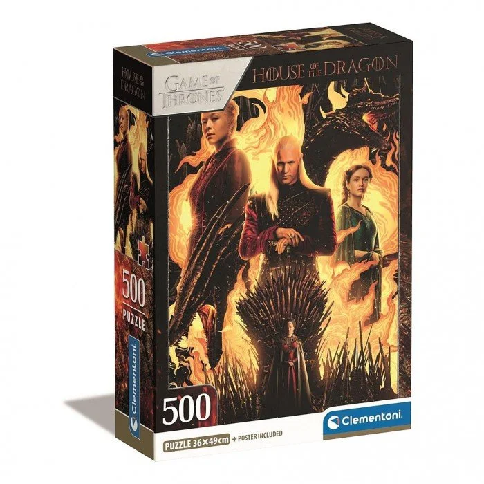 Sárkányok Háza Fire 500 db-os puzzle Clementoni Sárkányok Háza Fire 500 db-os puzzle Clementoni