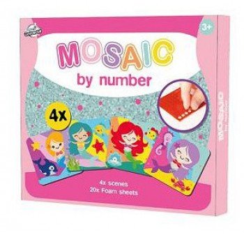 Sellő habszivacs mozaikos kreatív szett