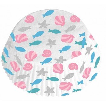 Sellő muffin papír 48 db-os