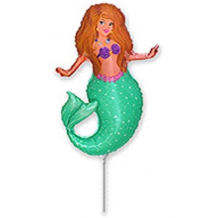 Pretty Mermaid, Sellő fólia lufi 36 cm