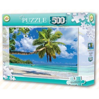 Seychelles Tengerpart puzzle 500 db-os Seychelles Tengerpart puzzle 500 db-os
