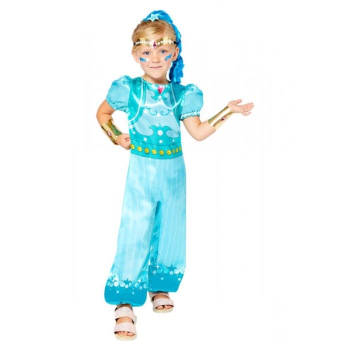 Shimmer és Shine Blue jelmez 3-4 év