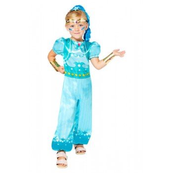 Shimmer és Shine Blue jelmez 4-6 év Shimmer és Shine Blue jelmez 4-6 év