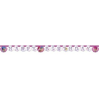 Shimmer és Shine Glitter, Happy Birthday felirat Shimmer és Shine Glitter, Happy Birthday felirat