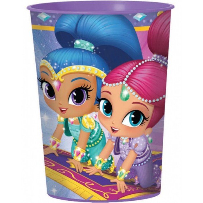 Shimmer és Shine pohár, műanyag 473 ml