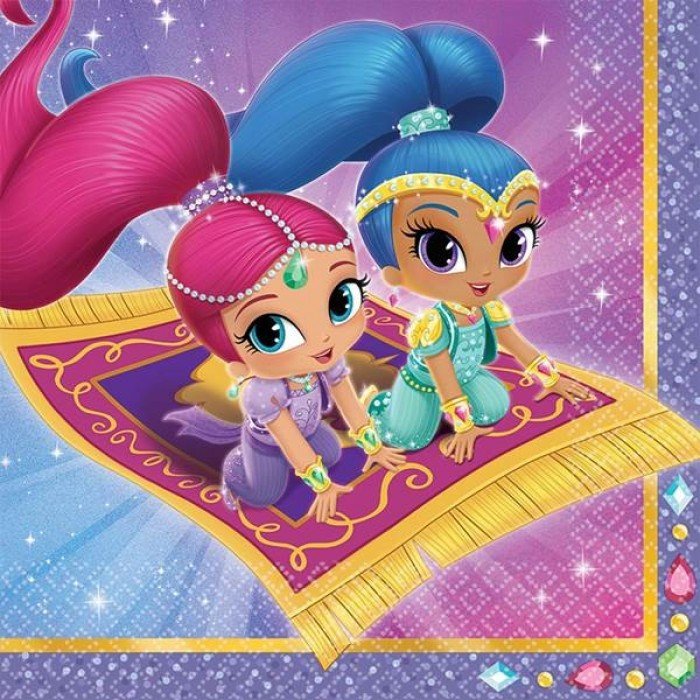 Shimmer és Shine szalvéta 20 db-os