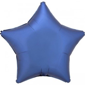 Silk Azure Blue csillag fólia lufi 48 cm Silk Azure Blue csillag fólia lufi 48 cm