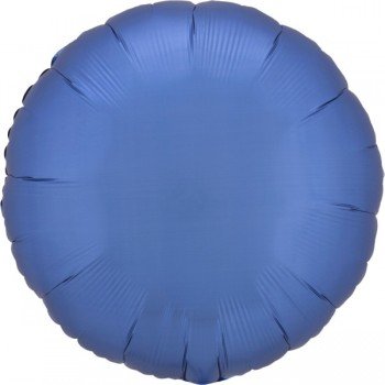 Silk Azure Blue kör fólia lufi 43 cm Silk Azure Blue kör fólia lufi 43 cm