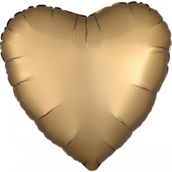 Silk Gold szív fólia lufi 43 cm Silk Gold szív fólia lufi 43 cm